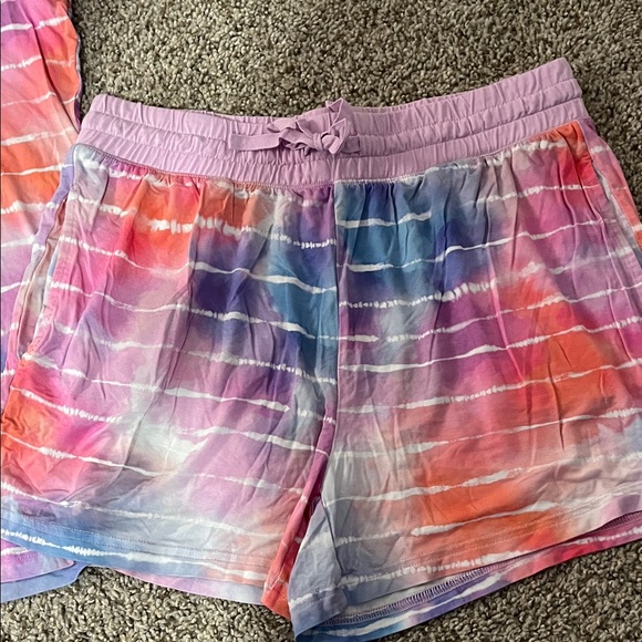 Women’s size Small Little Sleepies Colorful Tie-Dye Pajama Set - Picture 4 of 5